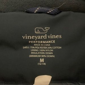 Vineyard vines down jacket